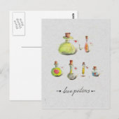 Carte Postale potion d'amour (Devant / Derrière)