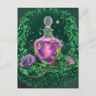 Carte Postale Potion magique et ivoire
