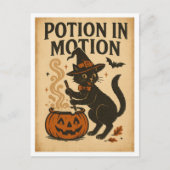 Carte Postale Potions d'Halloween vintage en mouvement (Devant)
