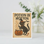 Carte Postale Potions d'Halloween vintage en mouvement (Debout devant)
