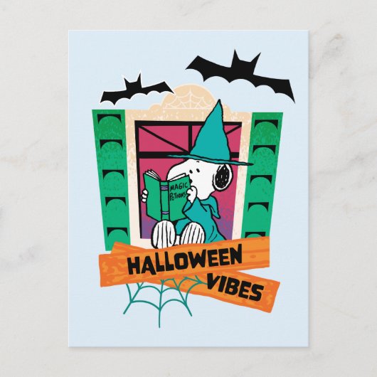 Carte Postale Potions Magiques de Snoopy Peanuts Halloween (Devant)