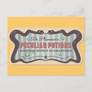 Carte postale Potions particulières