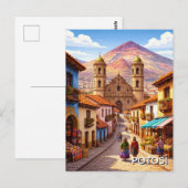 Carte Postale Potosi Bolivia Travel (Devant / Derrière)
