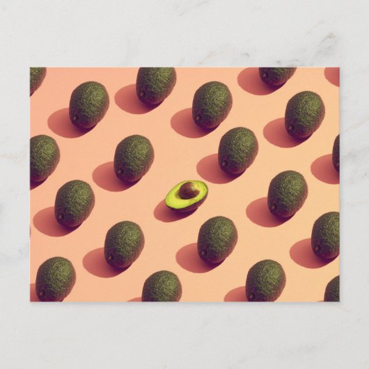 Carte Postale Potrait de fruits Avocado (Devant)