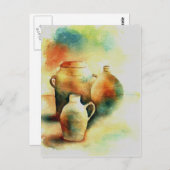 Carte Postale Pots (Devant / Derrière)