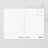 Carte Postale Pots bleus (Dos)