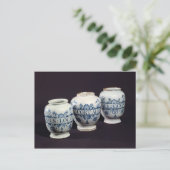 Carte Postale Pots de drogue d'apothecaires, vers 1740 (Debout devant)