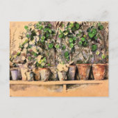 Carte Postale Pots de fleurs en Argile Paul Cezanne (Devant)