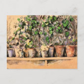 Carte Postale Pots de fleurs en Argile Paul Cezanne (Devant)