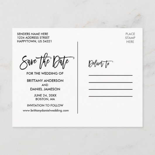 Carte Postale Pots de fleurs en bois bleu Instantané pour Enregi (Dos)