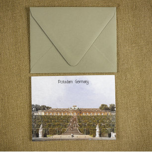 Carte Postale Potsdam Allemagne Château de Sanssouci