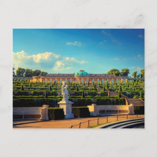 Carte Postale Potsdam Schloss Sanssouci Versailles (Devant)
