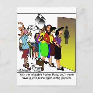 Carte Postale Potté de poche gonflable