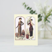 Carte Postale Pottering dans le jardin (Debout devant)