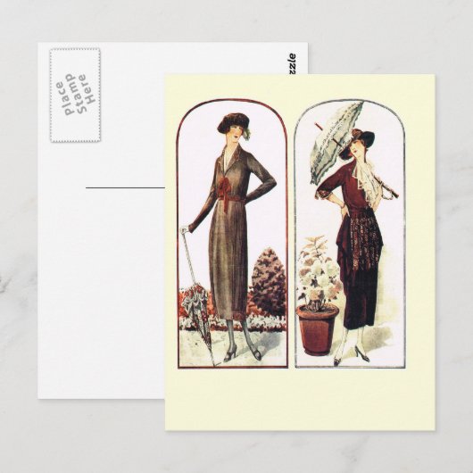 Carte Postale Pottering dans le jardin (Devant / Derrière)
