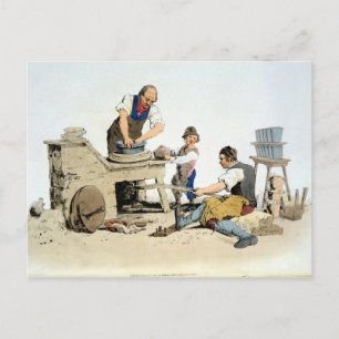 Carte Postale Potters, from 'Costume of Great Britain', publishe