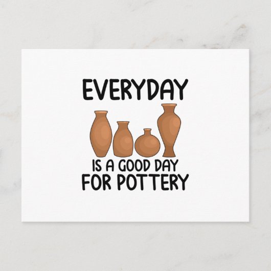 Carte Postale Pottery Hobby | Ceramist Potter Clay Craft Gifts (Devant)
