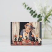 Carte Postale Potting Tulips par Jessie Willcox Smith (Debout devant)