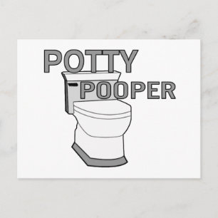 Carte Postale Potty Pooper