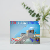 Carte Postale POTUS Donald Trump agitant Air Force One USA (Debout devant)