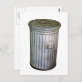 Carte Postale poubelle (Devant / Derrière)