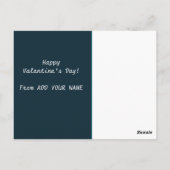 Carte Postale Poubelles et cinglées à Hoppy Cute Valentine's Day (Dos)