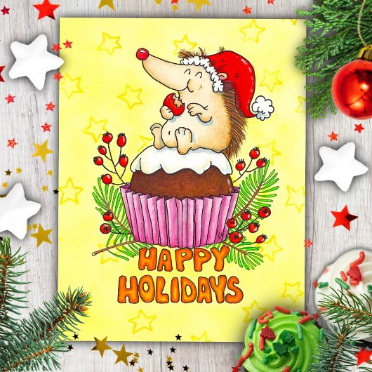 Carte Postale Pouding de Noël