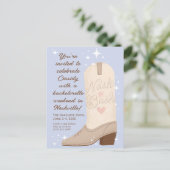 Carte Postale Poudre Basse Nash Bachelorette d'amorçage de la co (Debout devant)