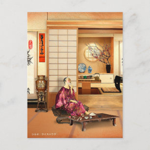 Carte Postale Poudre de riz soyeux