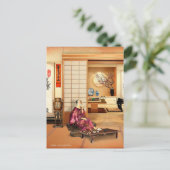 Carte Postale Poudre de riz soyeux (Debout devant)