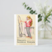 Carte Postale Poudre de shampooing Wrights (Debout devant)