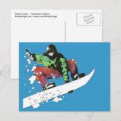 Carte Postale Poudre fraîche (Devant / Derrière)