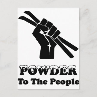 Carte Postale Poudre Pour Le Peuple