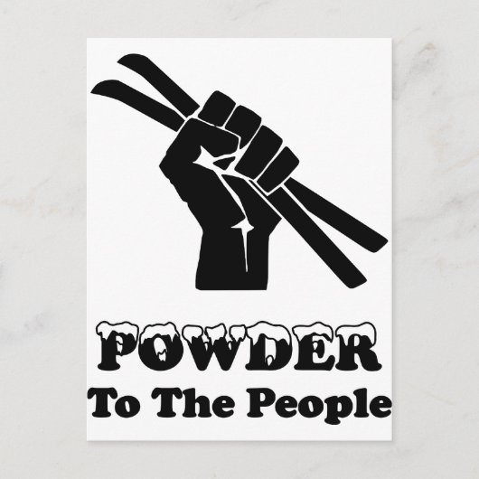 Carte Postale Poudre Pour Le Peuple (Devant)