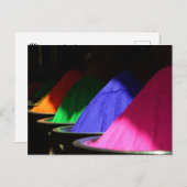 Carte Postale Poudres colorées Holi Hai (Devant / Derrière)