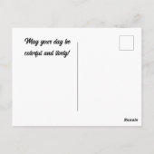 Carte Postale Poudres colorées Holi Hai (Dos)