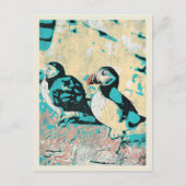 Carte Postale Pouffin atlantique en Islande (Devant)