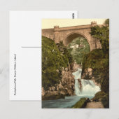 Carte Postale Poulaphouca Falls, Comté de Wicklow (Devant / Derrière)