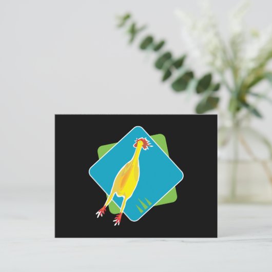 Carte Postale poule (Debout devant)