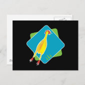 Carte Postale poule (Devant / Derrière)