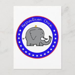 Carte Postale poule républicaine