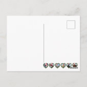 Carte Postale Poules de Noël (Dos)