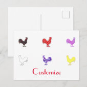 Carte Postale Poules Thunder_Cove (Devant / Derrière)
