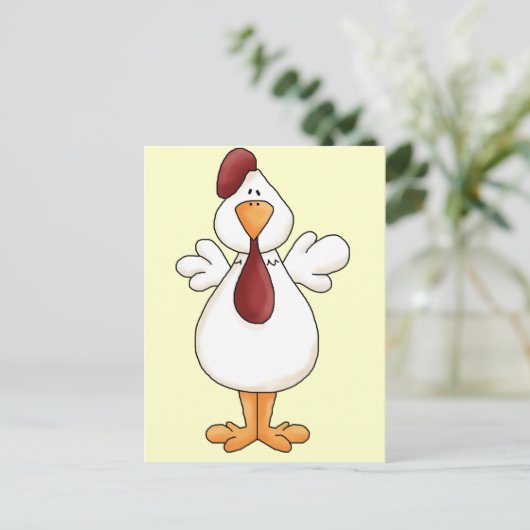 Carte Postale Poulet (Debout devant)