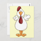 Carte Postale Poulet (Devant / Derrière)