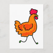 Carte Postale poulet (Devant)