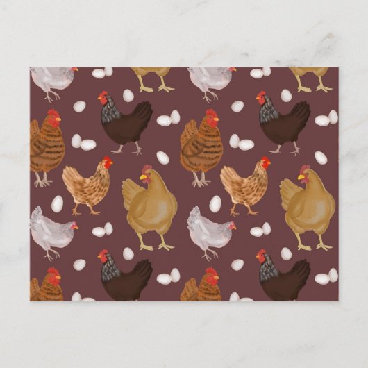 Carte Postale Poulet (Devant)