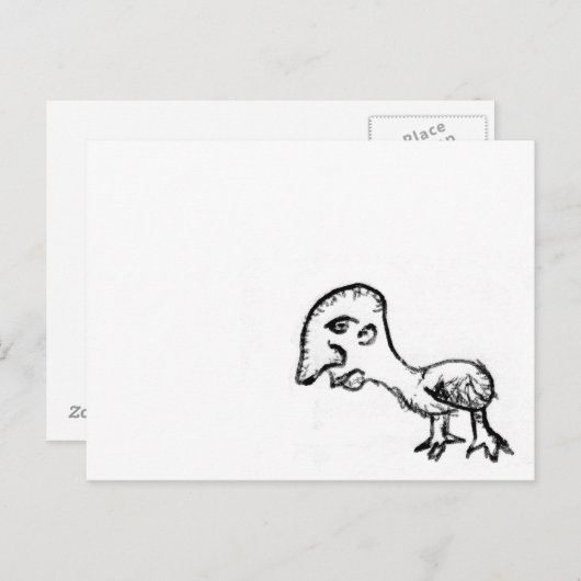 Carte Postale Poulet (Devant / Derrière)