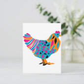 Carte Postale Poulet brillant (Debout devant)