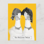 Carte postale Poulet cool en caoutchouc (Devant)